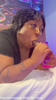 Deepthroat Practice Fucking My Mouth with Big Dildo