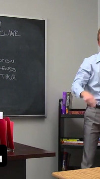 My teacher was stood up by his wife for Valentine's Day so I fucked him instead