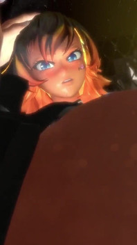 Fată anime cu călărire inversă futută tare de cuscă