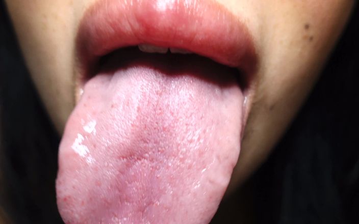 Asmr_mouth: 관능적인 핫한 섹시한 렌즈 핥기