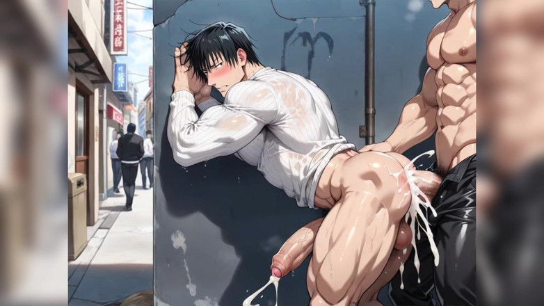 AI gay porn: Mokrý zadek Hole Gay šukání