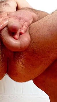 Naked, POV of My Ass and Feet Playing with a Prostat Toy