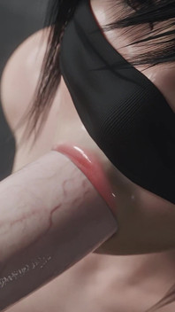 Yuffie final fantasy 7 - layanan sepong kontol ceroboh basah [hanya masker versi 4k]