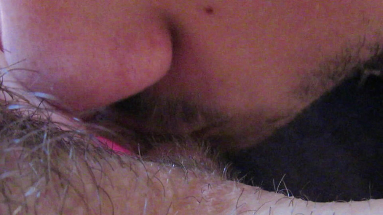 Cuteblonde666: Licking and sucking my big clit hairy pussy until I...