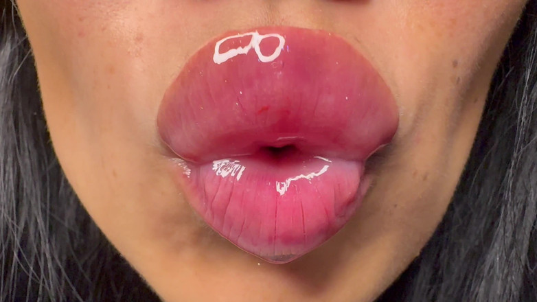 Asmr_mouth: Bílé výstřiky jako moje rty