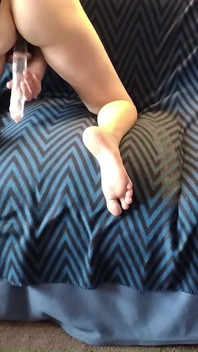 Toying My Pussy with My Purple Dildo (260510f)