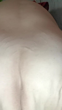 Fat Whore Soaking up the Cum on the Bed He Cums Again in Her Ass with Longest Dickhead