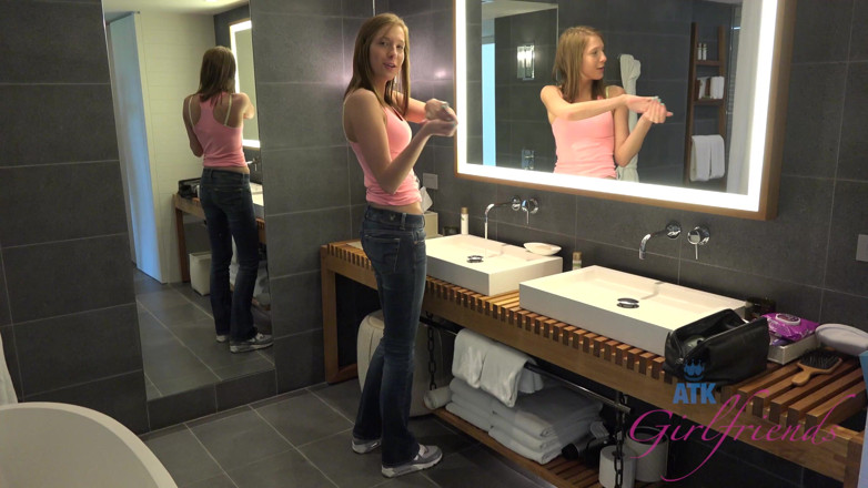 ATK Fans (Girlfriends): She Takes off Her Dirty Panties to Pee, and Has...