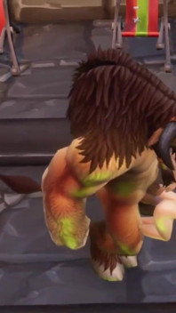 Ass smashed by Minotaur