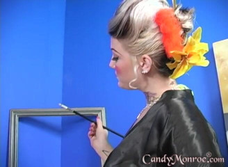 Candy Monroe: Candy Monroe's pussy only takes black dick