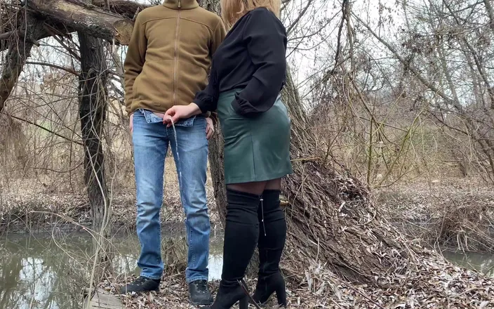 OurFetishLife: Squeezing my mother in law's fat ass in a leather...
