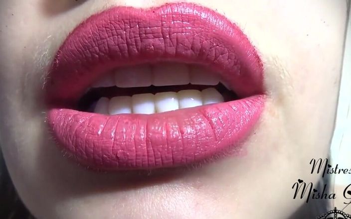 Goddess Misha Goldy: Strawberry Pink Lips Joi Ai privilegiul de a mă urmări...