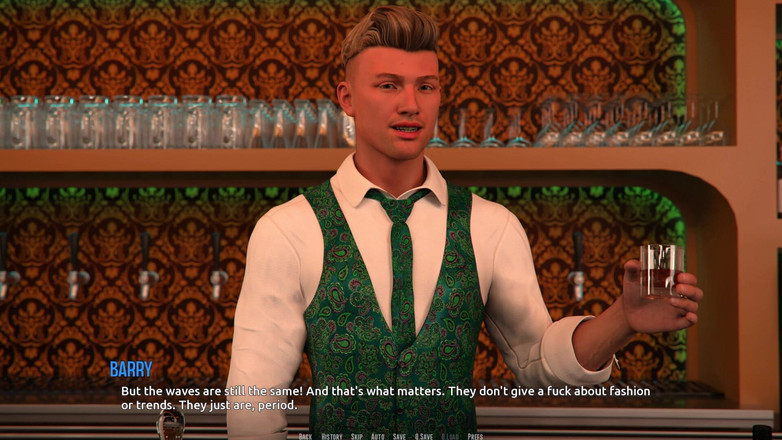 3D Cartoon Porn: Dominos Beach 8: Proposta de encontro de john para Fiona