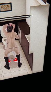 Yaoi - Femboy šuká na japonské veřejné toaletě