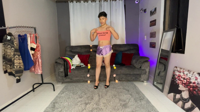 Diego_latinboy: Maricas usando roupas de meia-irmã