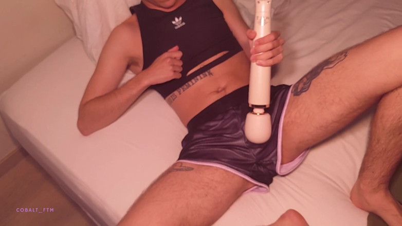Cobalt FTM: Playing with My Magic Wand Until I Come Hard!