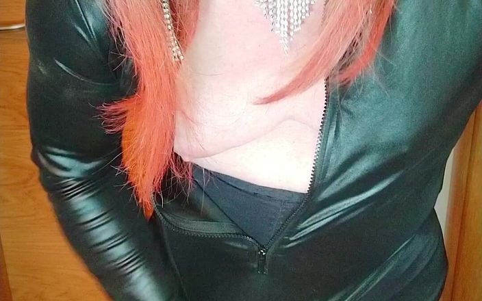Emma Browne: Pvc trans menina meias porra