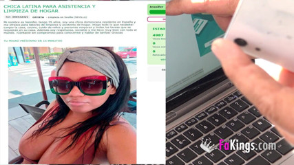 FAKings: Nieuwe Fakings-grap! Een brede Dominicaanse stiefmoeder verleiden om een porno-artiest...