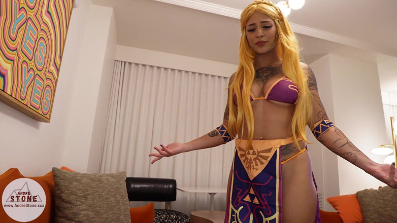 Andre Stone: La sventola nera annie verse prende un grosso cazzo in...