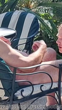 Stepdaddy Jay Taylor Gets Backyard Blowjob