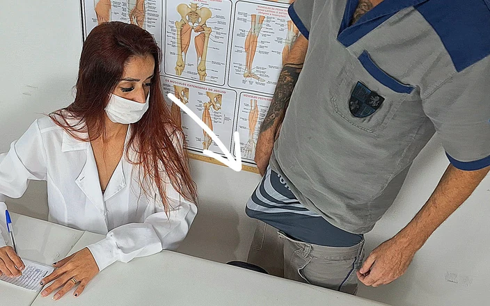 ksalnovinhos: Suster nakal ini menatap kontol pasiennya sendiri!