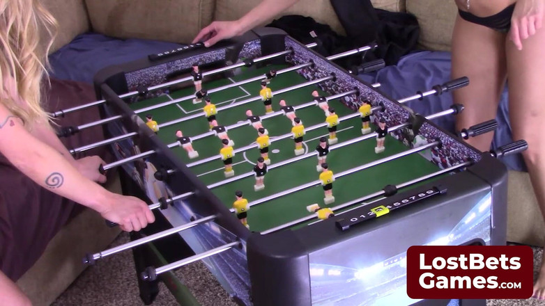 Lost Bets Games: Two Best Friends Navigate This Comedic Strip Foosball Game