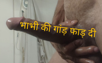 BlondeTroubleshootor: 7,5 inch Indische pik oliën meting masturbatie en klaarkomen