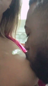 Giving Cum in My Trans Girlfriend's Mouth