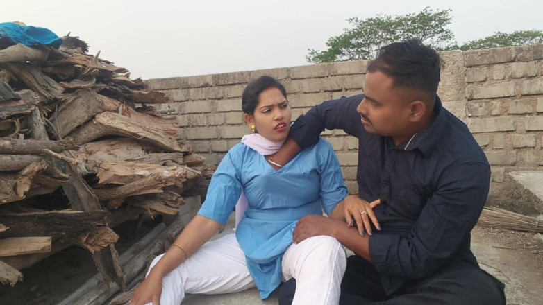 Sona bhabhi: 18 Years Virgin College Girl Big Boob Press by Her...