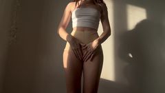 Skinny_lady69: Bohyně uctívání svalů s vy stydké pysky
