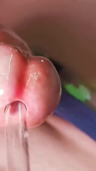 Oh mein Gott! Ich dringt in mein penis-auge ein!
