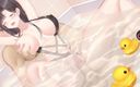MsFreakAnim: Secretária de meias esguicha de foder sua buceta virgem | Hentai...