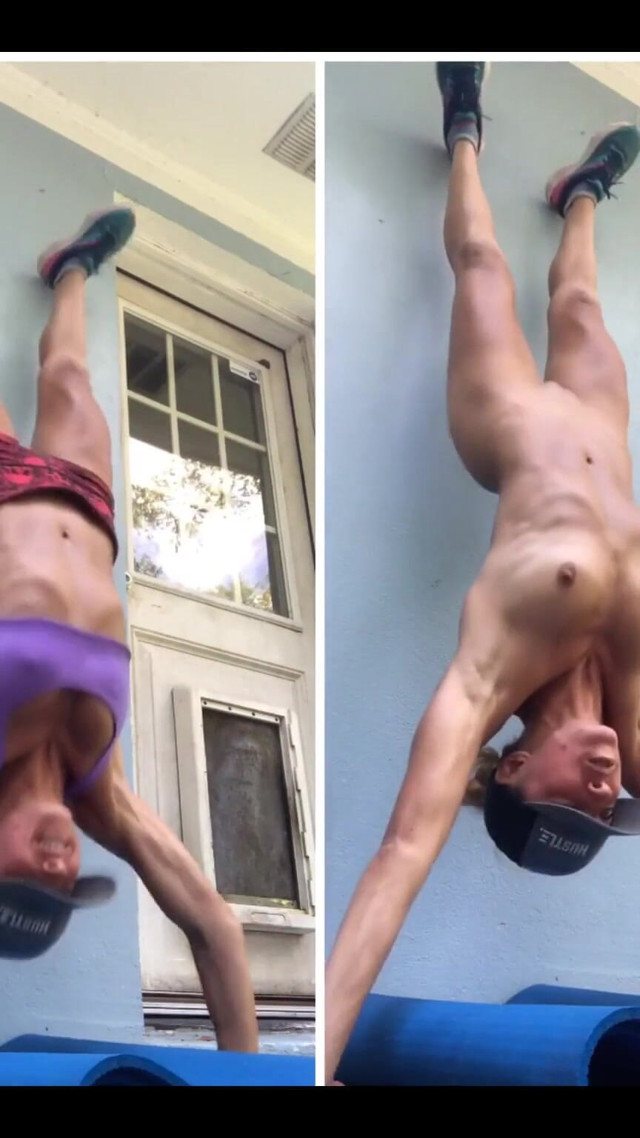 A Nude Vs Clothed Movement Study- the Handstand Push-ups:) (Lora Cross)
