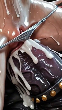Virgin 18yo Girl Anal Destroyed by Monster - Filled with Cum