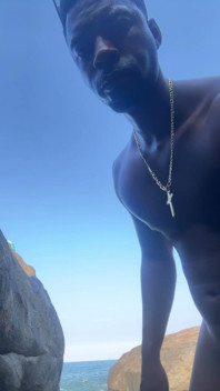 Exhibitionism on the Beach 10 Inches Dick BBC