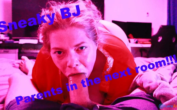 Kara And Carl: Sneaky BJ. Parents in the Next Room!!!