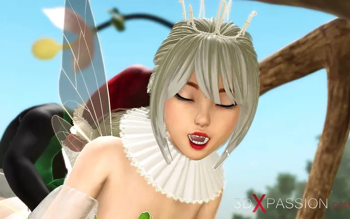 3dxpassion: Hot sex! Horny beautiful fairy and gnome in the village