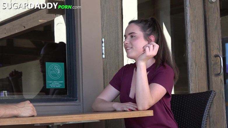 Sugar Daddy Porn: Girl Next Door Found Daddy Cock for Extra Clothes Money.