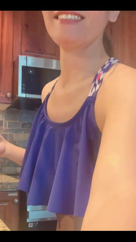 In the kitchen