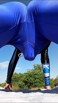 I Cum Without Taking off My Spandex After Getting Horny Working Out in Leggings