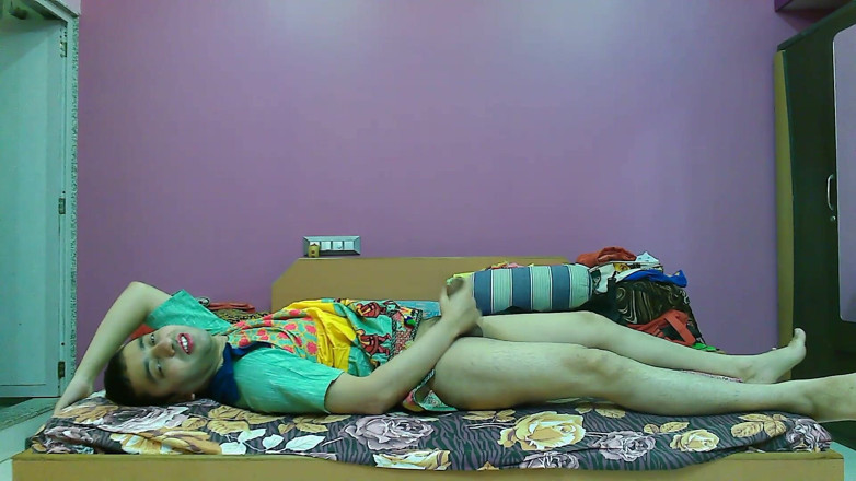Cute & Nude Crossdresser: Sexy sissy crossdresser femboy Sweet Lollipop masturbation and cum in...