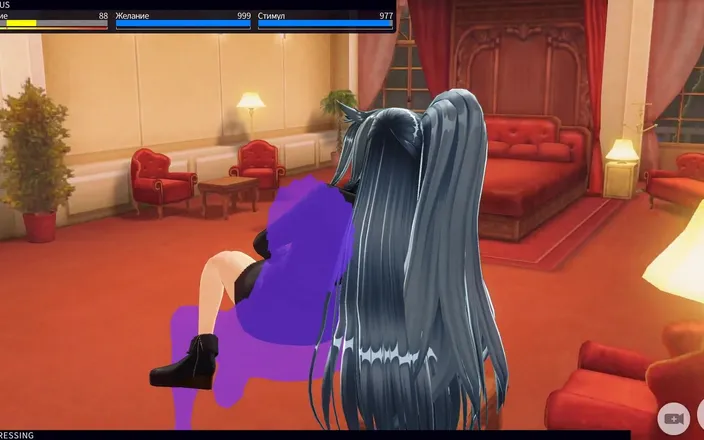 H3DC: 3D Hentai Redhead Rides a Dildo
