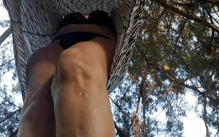 Lukerya: Walking to the Beach Through the Park