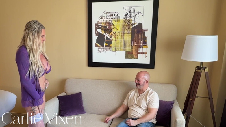 Carlievixen: 4K Carlie Vixen MILF Seduces Boss in Lingerie for Promotion...