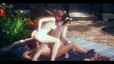 HentaiTubes: Orgy hentai 2 flickor 2 pojke