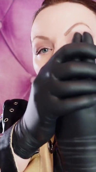 Asmr: Černé nitrilové rukavice Horké zvuky od Arya Grander - Sfw Video