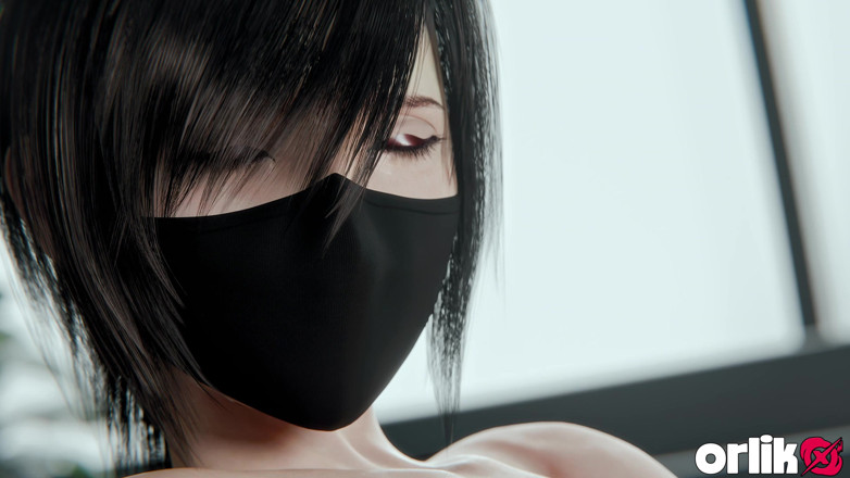 Orlikx: Yuffie ไฟนอล แฟนตาซี 7 หีเปียกเดี่ยวเล่นใช้นิ้วติ้วหีและครางแอนิเมชั่น 3 มิติ