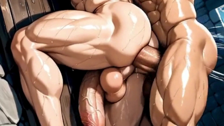 Real narrated fantasy Hentai: A Very Naughty, Muscular Gay Couple Had Sex in Various...