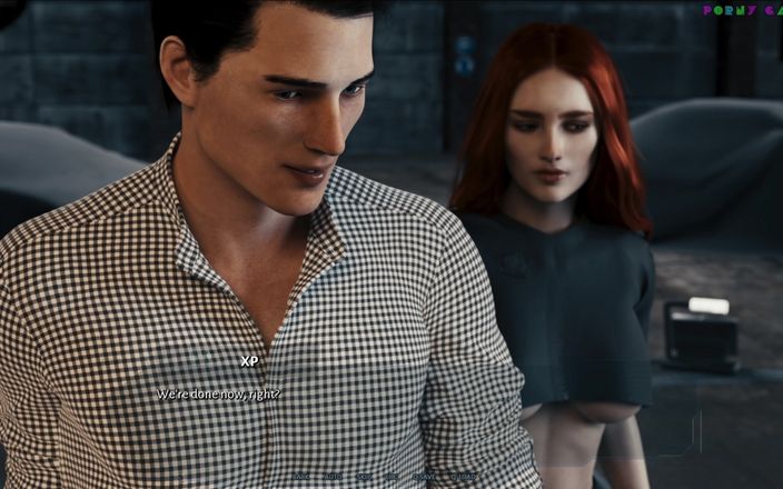 Porny Games: Seducție cibernetică cu 1thousand - Sex în trei pe Wharehouse 22