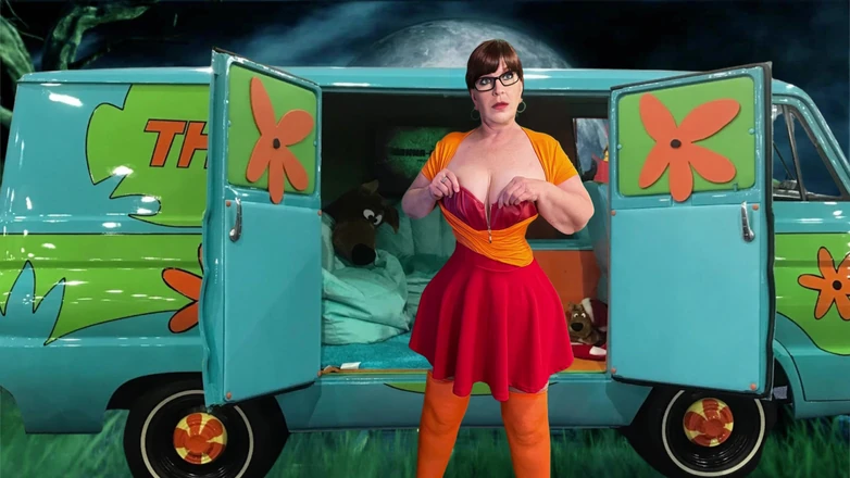 Carmen Angel: Granny Velma Dinkley: Magical Mystery Tour: Masturbation &amp; Cock Sucking